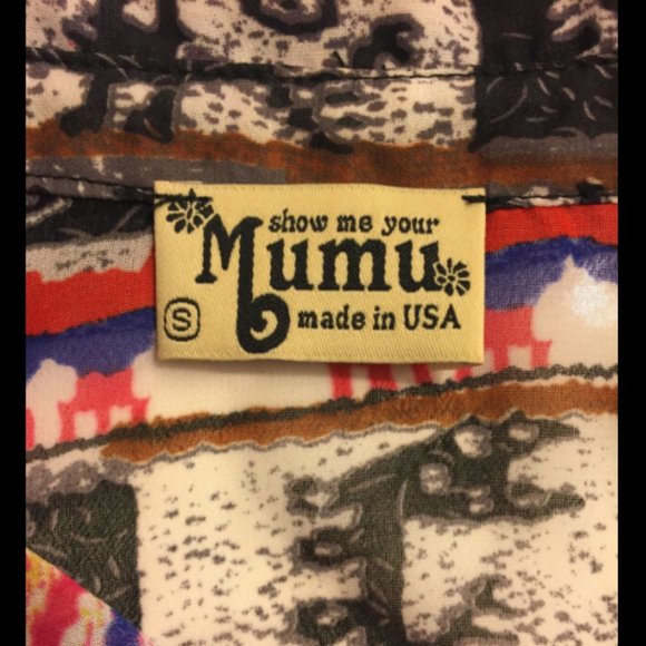 Show Me Your Mumu Sleeveless Print Button Up Tunic - Picture 6 of 6